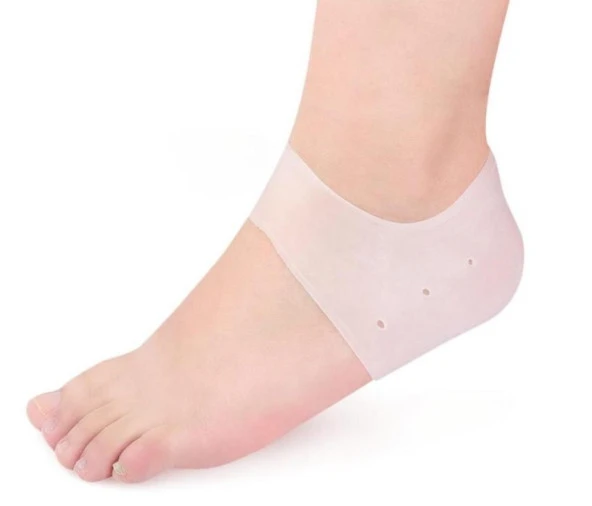 Miyolife Miyolife Miyolife Silikon Topuk Çorabı Beyaz Renk (4390)