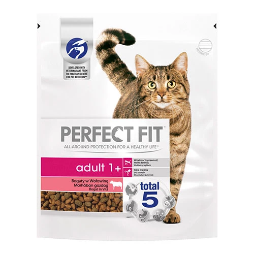 Perfect Fit Sığır Etli Yetişkin Kedi Maması 2 Adet 750 Gr