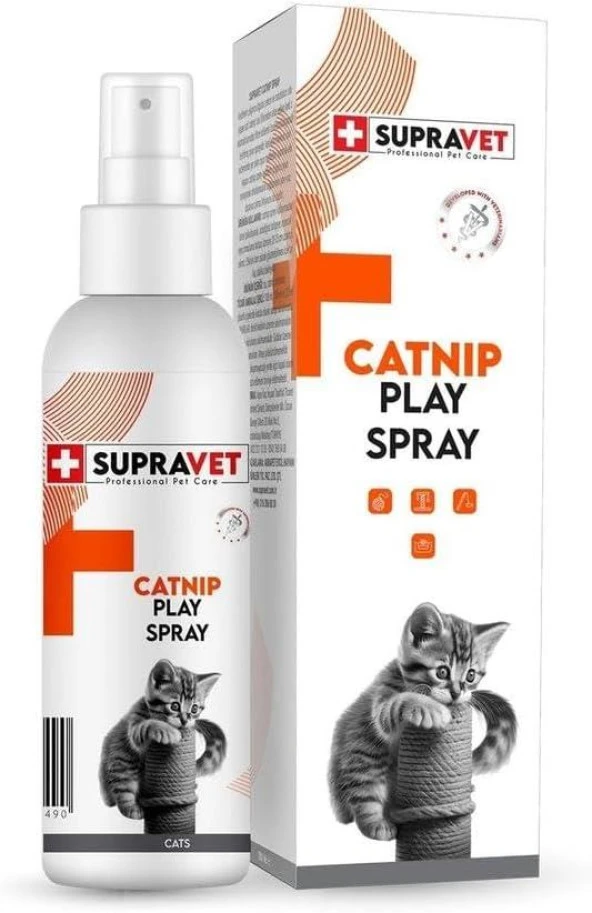 Supravet Catnip Play Spray Kedi Oyun Spreyi 100 ml