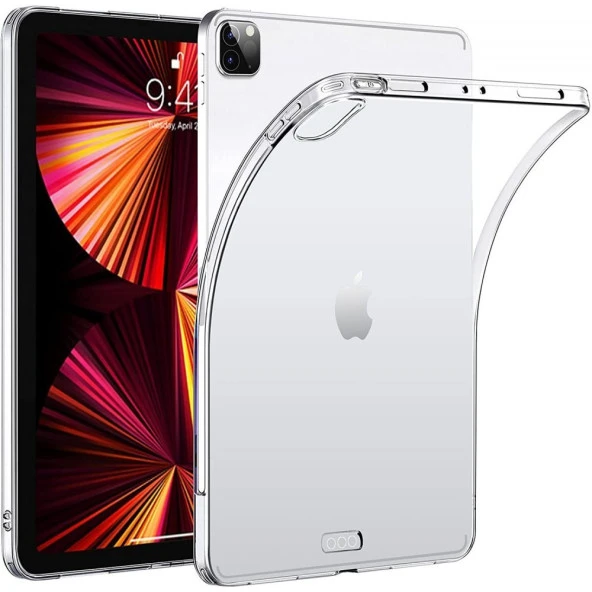 Newface iPad Pro 11 (2022) Uyumlu Premium Kılıf Darbe Emici Şeffaf Silikon