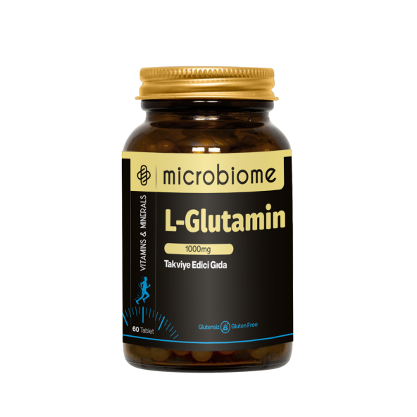 Microbiome L-glutamin 1000 Mg 60 Tablet Aminoasit Amino Asit (L-GLUTAMİNE)