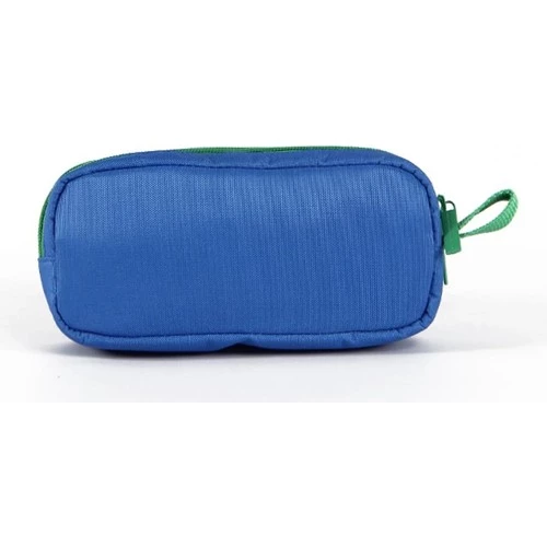 United Colors of Benetton Çift Bölmeli Mavi Kalem Çantası 04277 - Resim 4