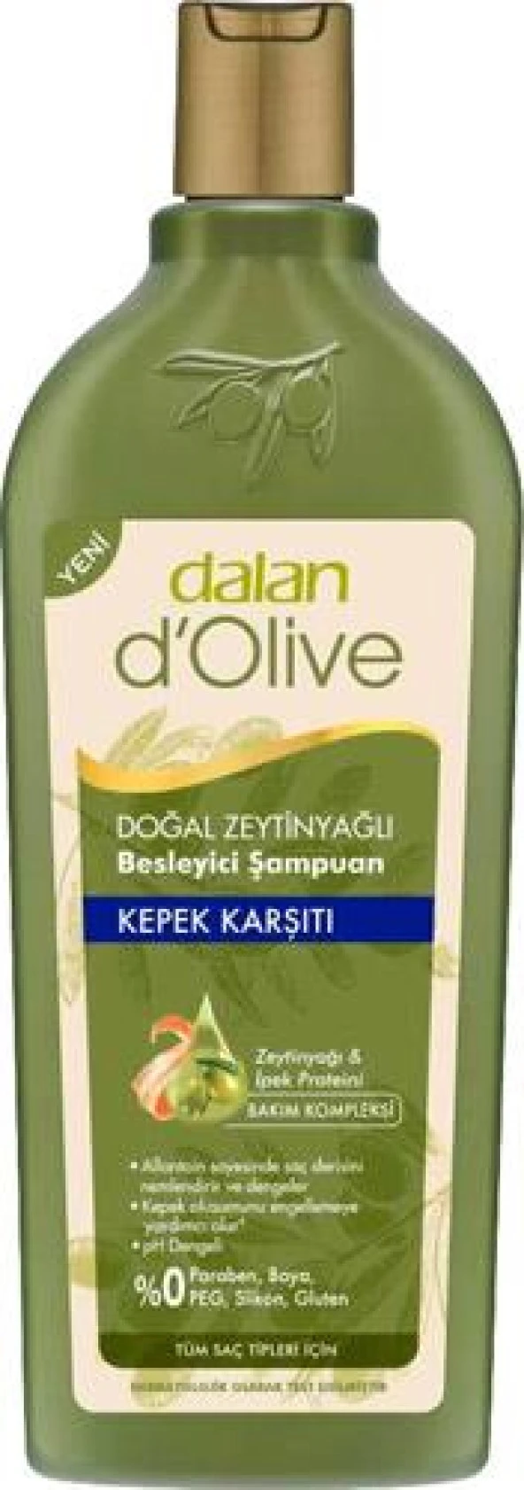 Dalan Zeytinyağlı Kepek Karşıtı Şampuan 400 ml