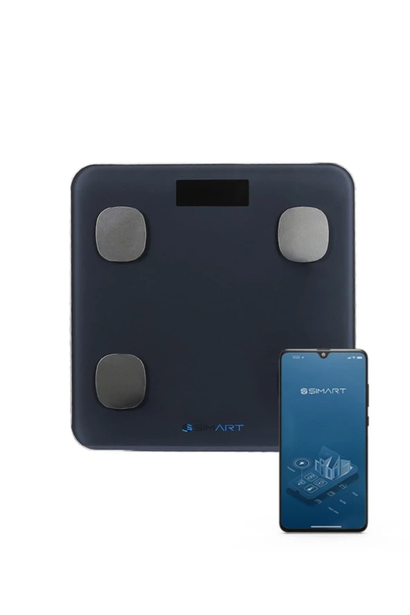 Şımart Akıllı Tartı Yağ Ölçer, Kas Analizli ve Vücut Takipli