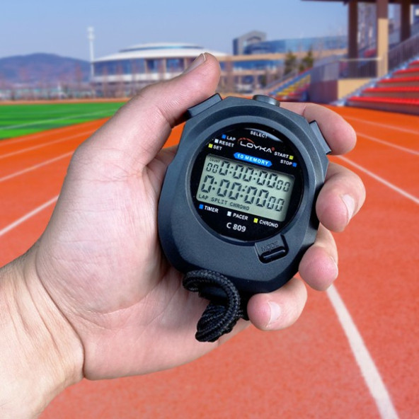 Loyka C809 Dijital El Tipi '10 Lap Hafızalı' Kronometre ürün görseli