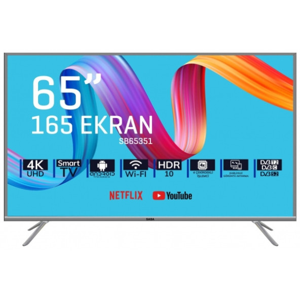 SABA 65 ANDROID 4K TV (SB65351)