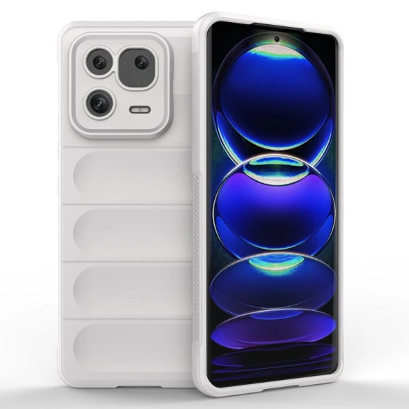 Newface Xiaomi Mi 13 Pro Uyumlu TPU Fiber Karışımı Darbe Emici Premium Kılıf - 2