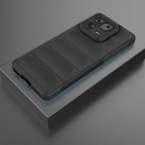 Newface Xiaomi Mi 13 Pro Uyumlu TPU Fiber Karışımı Darbe Emici Premium Kılıf - 8