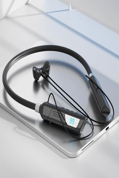 TORİMA Siyah TB-04 Kablosuz Bluetooth Boyunluk Kulaklık - 3