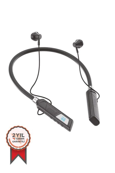 TORİMA Siyah TB-04 Kablosuz Bluetooth Boyunluk Kulaklık