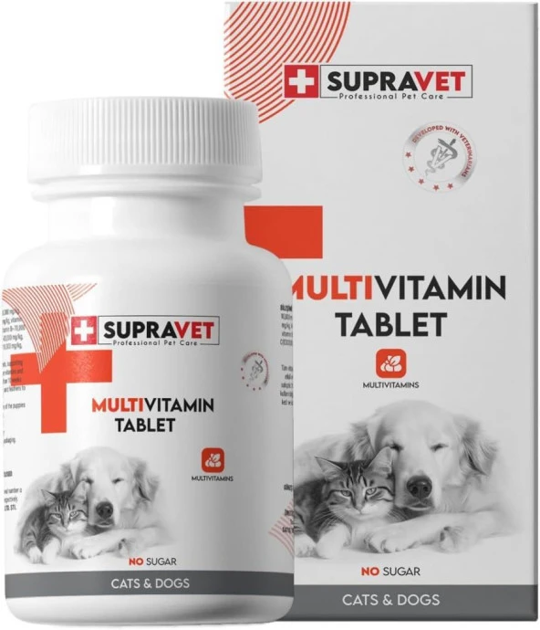 Supravet Multivitamin Tablet Kedi Ve Köpekler İçin 75 Adet - 2