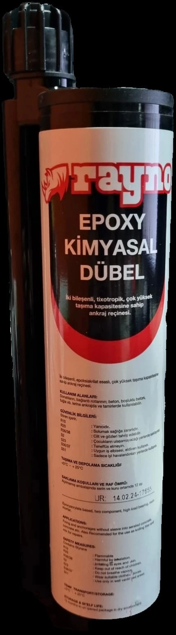 Rayno Epoxy Kimyasal Dübel 345 ml