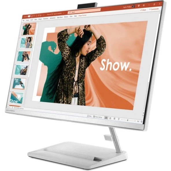 Lenovo Ideacentre Aıo 3 27IAP7 Intel Core I5-12450H 8gb 512GB SSD Intel UHD Graphics 27 Fhd IPS WIN11 Home F0GJ00PNTR Beyaz All In One Bilgisayar