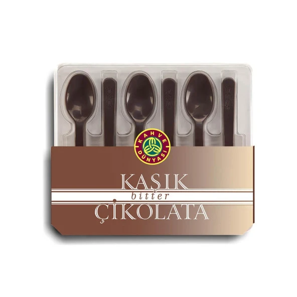 Kahve Dünyası BİTTER KAŞIK ÇİKOLATA 6 x 8 GR