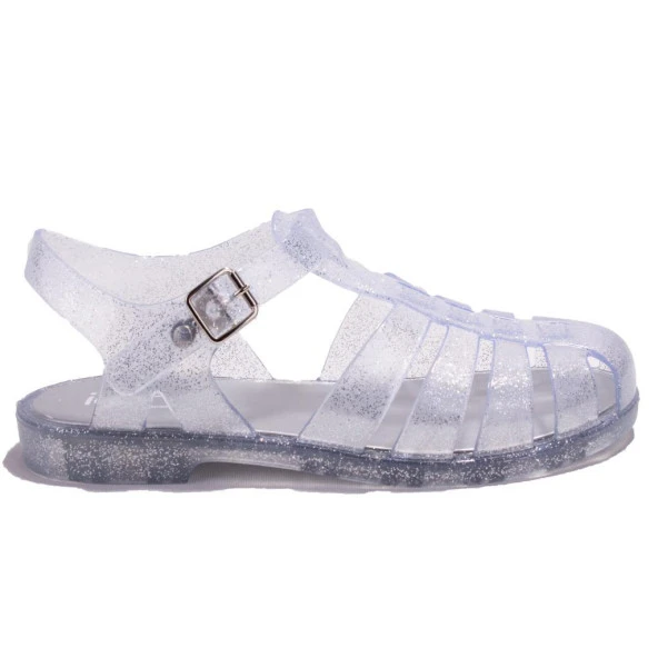 Igor S10262CN Bıarrıtz Glitter Beyaz Ortopedik Günlük Kadın Sandalet - 2