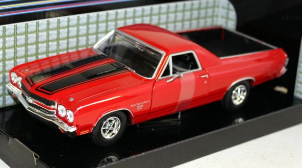 MotorMax 1970 Chevrolet El Camino Kırmızı SS 396 1/24 Model Araba ürün görseli 1