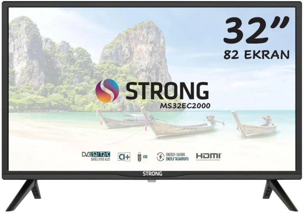 STRONG MS32EC2000 32 İNÇ (82 EKRAN) LCD LED TV UYDU ALICILI TV 210053