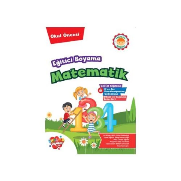 Boyama Zamanı Eğitici Boyama – Matematik