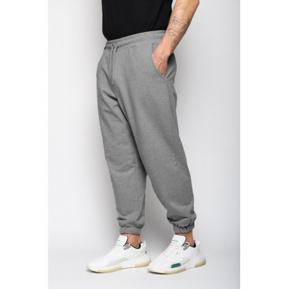 Erkek Oversize Basic Yazlık Eşofman Altı - 3