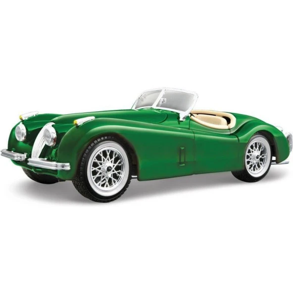 Bburago Jaguar XK 120 Roadser (1951) Yeşil 1:24 Model Araba