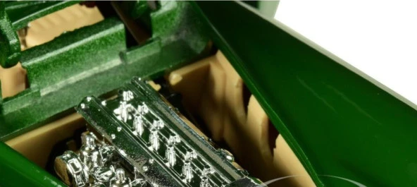 Bburago Jaguar XK 120 Roadser (1951) Yeşil 1:24 Model Araba - Resim 4