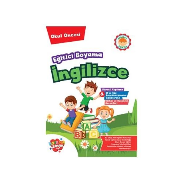 Boyama Zamanı Eğitici Boyama – İngilizce