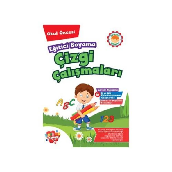 Boyama Zamanı Eğitici Boyama – Çizgi Çalışmaları