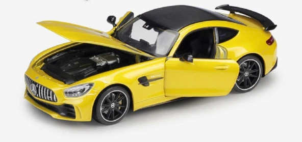 Welly Mercedes AMG GT R 1/24 Sarı Model Araba