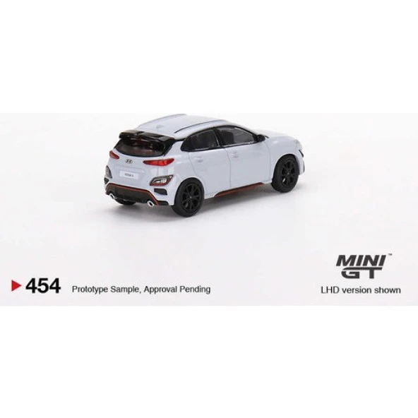 Mini Gt 454 Hyundai Kona N Sonic Blue Model Araba - 3
