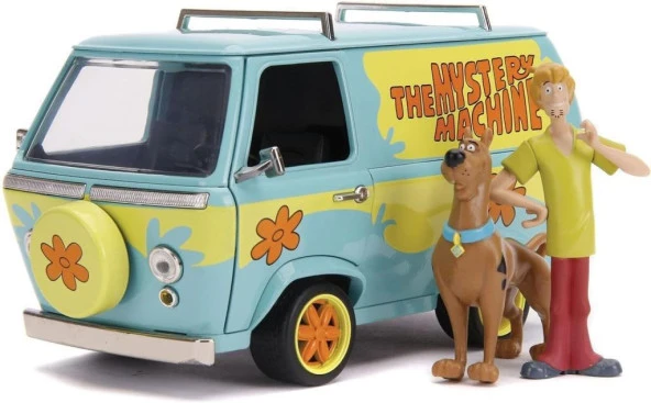 Jada Mystery Machine With Shaggy % Scooby Doo 1/24 Model Araba - 2