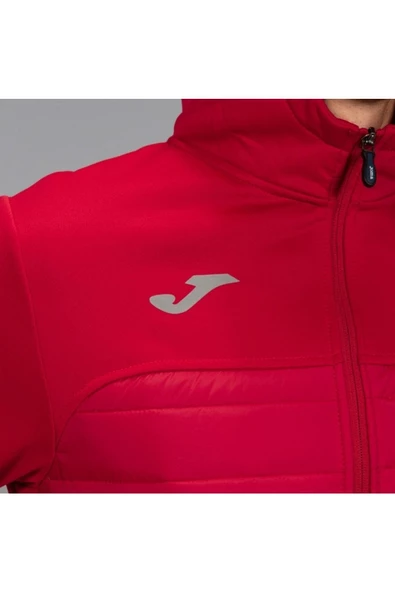 Joma Berna Jacket - Erkek Kırmızı Kapüşonlu Sweatshirt - 101103.600 - 4