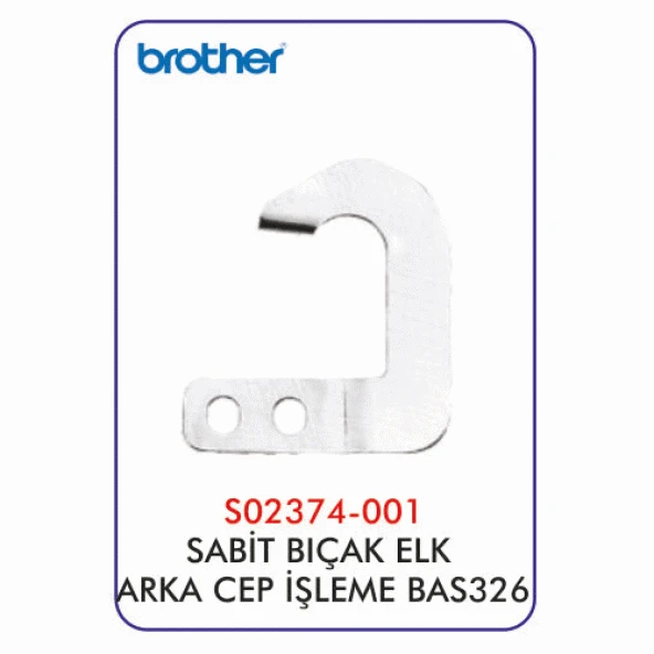 BAS326 Elektronik Arka Cep İşleme Sabit Bıçak ürün görseli 1