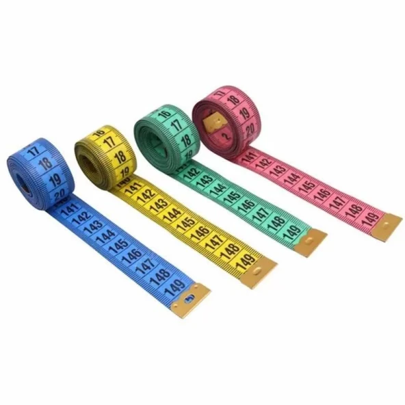 Kingstar 1,5Mt Mezura cm/cm Renkli 12 Adet - Resim 4