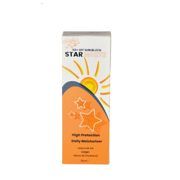 Star White Yüksek Korumalı 50 Faktör Güneş Kremi 75ml , Uzun Süreli Güneş Koruma - Resim 3
