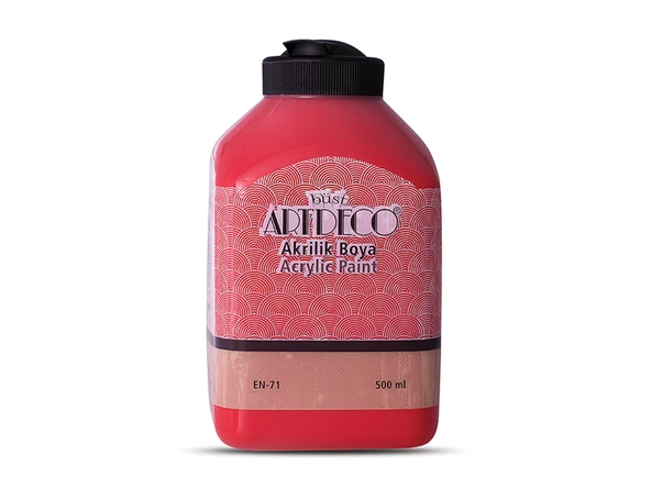 Artdeco Akrilik Boya 500ml Domates Kırmızı 3043