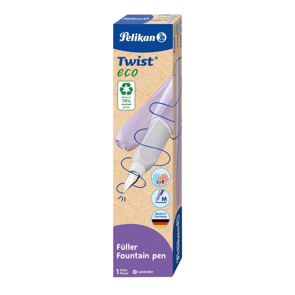 Pelikan Twist Eco Dolma Kalem, M Uç, Pastel Lavanta / 822237