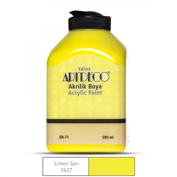 Artdeco Akrilik Boya 500ml Limon Sarı 3627