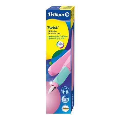 Pelikan Twist P457M Dolma Kalem, M Uç, Toz Pembe / 814904