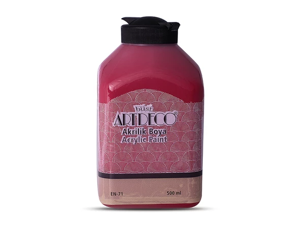 Artdeco Akrilik Boya 500ml Kadife Kırmızı 3019