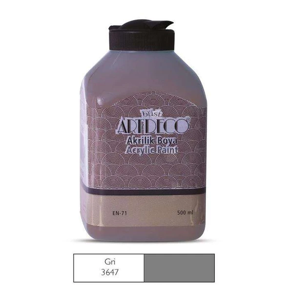 Artdeco Akrilik Boya 500ml Gri 3647