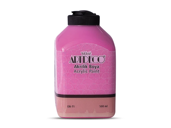 Artdeco Akrilik Boya 500ml Şeker Pembe 3678 - Resim 2