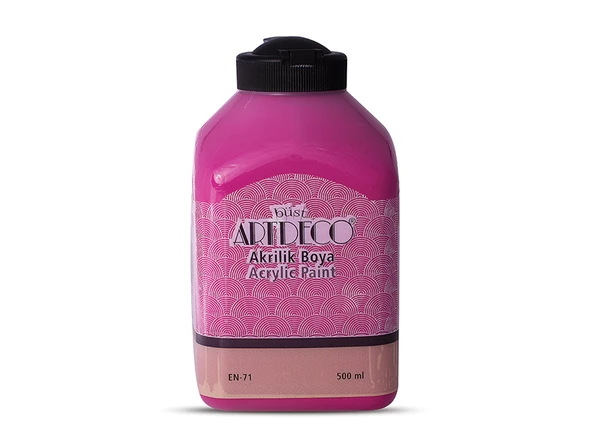 Artdeco Akrilik Boya 500ml Fuşya 3653
