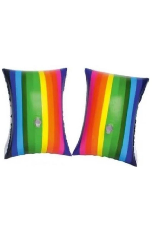 Bermuda Gökkuşağı Desenli Şişme Kolluk 30x15cm - 2