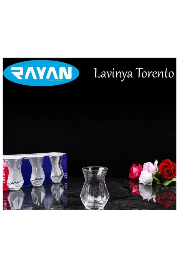 Rayan Lavinya Torento 6'lı Çay Bardağı