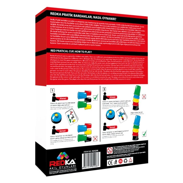 Redka Pratik Bardaklar Dikkat Geliştirme Oyunu - 3