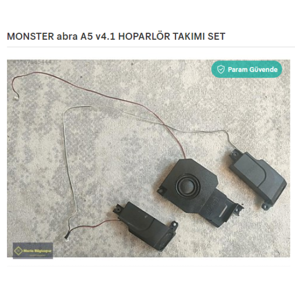 MONSTER abra A5 v4.1 HOPARLÖR TAKIMI SET