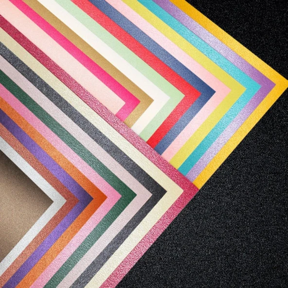 Hayal 5mm TURKUAZ SEDEFLİ Renk Quilling Kağıdı - 50'li sedefli - 5