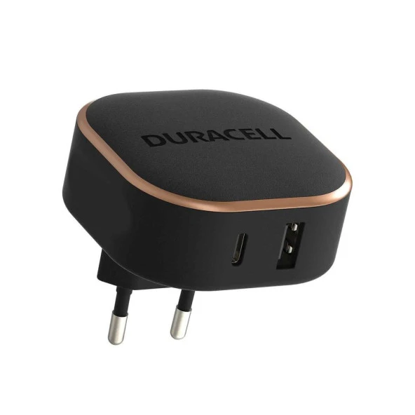 Duracell 30W 4X Hızlı Şarj Başlığı ( USB-A,USB-C ) - Siyah - 2