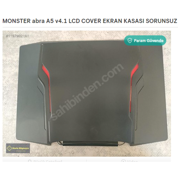 MONSTER abra A5 v4.1 LCD COVER EKRAN KASASI SORUNSUZ