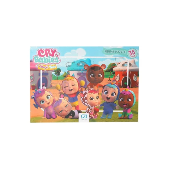 Ca Games Puzzle Crybabies 35 Parça Frame Puzzle (Karışık Model 1 Adet)